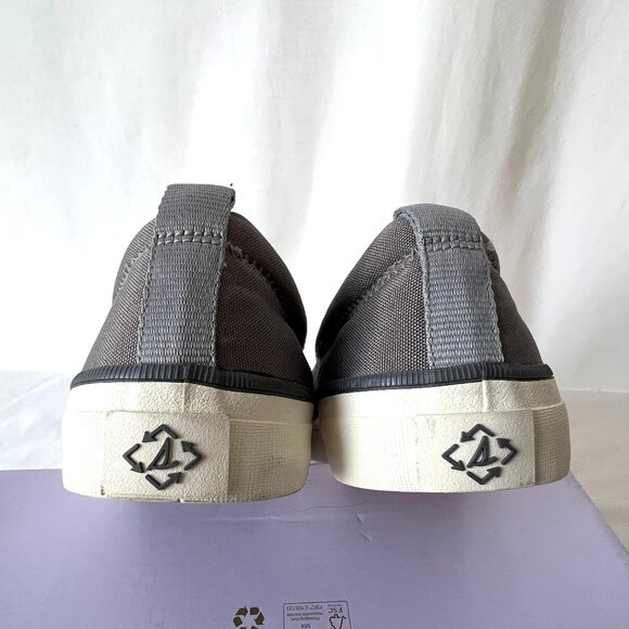 New Sperry Women's Grey Crest Twin Gore Seacycled Slip On Sneakers, Size 10 - Picture 14 of 14